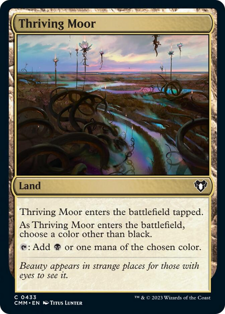 Thriving Moor [Commander Masters] MTG Single Magic: The Gathering | Red Claw Gaming