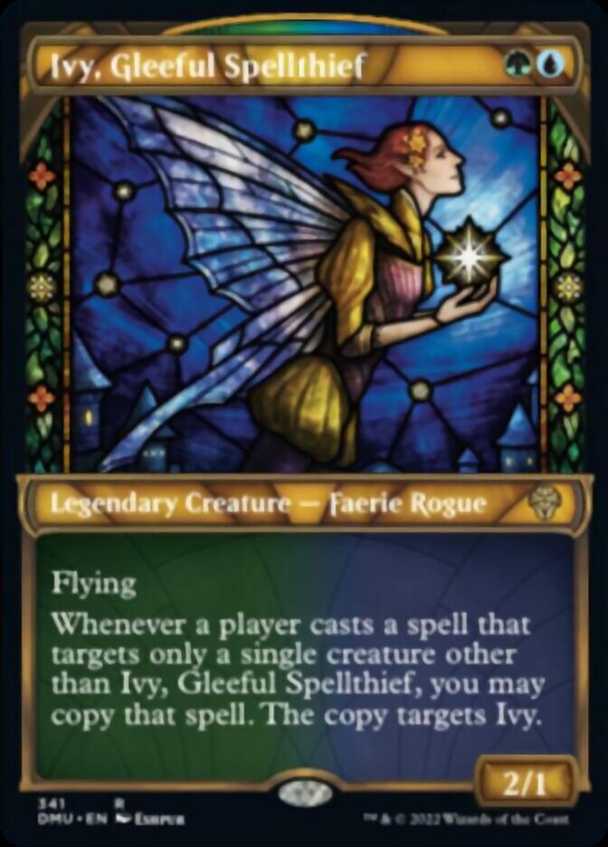 Ivy, Gleeful Spellthief (Showcase Textured) [Dominaria United] MTG Single Magic: The Gathering | Red Claw Gaming