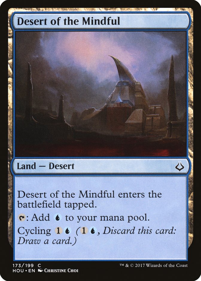 Desert of the Mindful [Hour of Devastation] MTG Single Magic: The Gathering | Red Claw Gaming