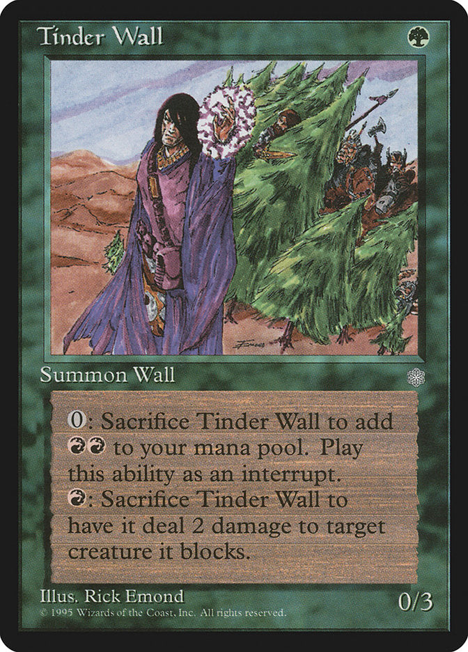 Tinder Wall [Ice Age] MTG Single Magic: The Gathering | Red Claw Gaming