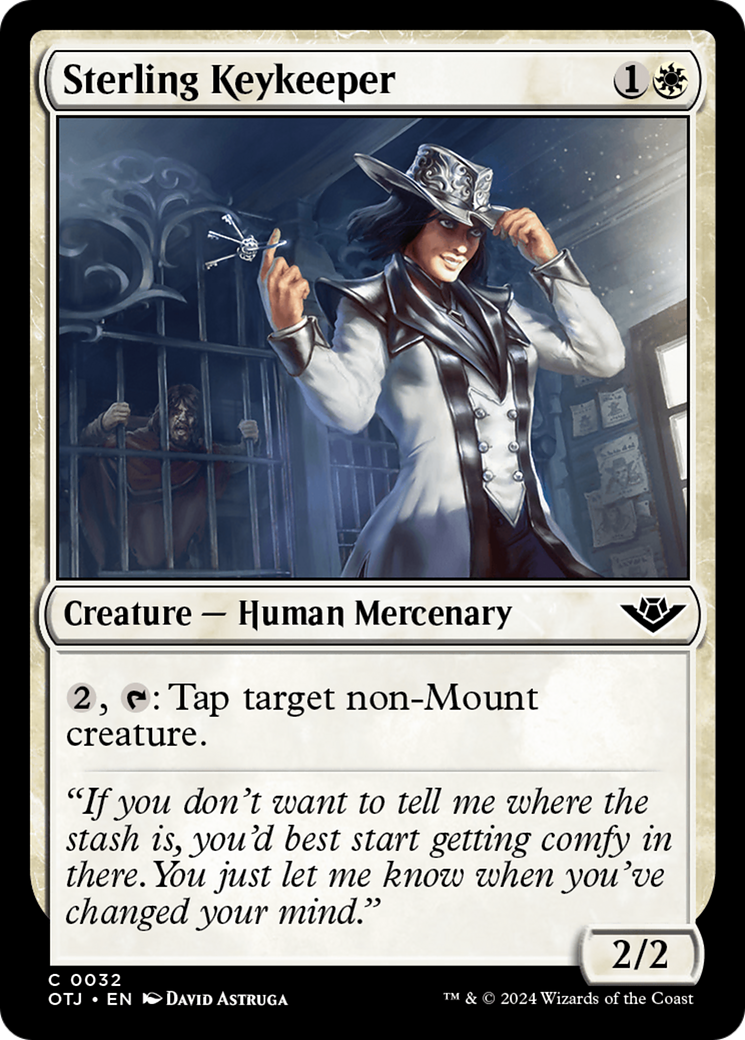 Sterling Keykeeper [Outlaws of Thunder Junction] MTG Single Magic: The Gathering | Red Claw Gaming
