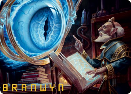 Contact Other Plane Art Card (Gold-Stamped Signature) [Dungeons & Dragons: Adventures in the Forgotten Realms Art Series] MTG Single Magic: The Gathering | Red Claw Gaming