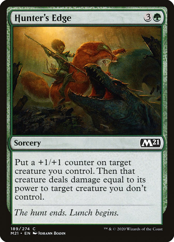 Hunter's Edge [Core Set 2021] MTG Single Magic: The Gathering | Red Claw Gaming
