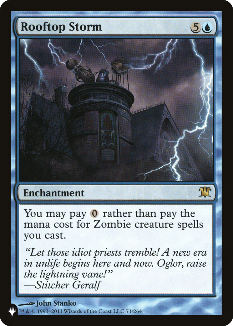 Rooftop Storm [The List] MTG Single Magic: The Gathering | Red Claw Gaming