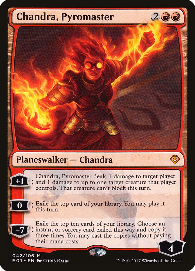 Chandra, Pyromaster [Archenemy: Nicol Bolas] MTG Single Magic: The Gathering | Red Claw Gaming