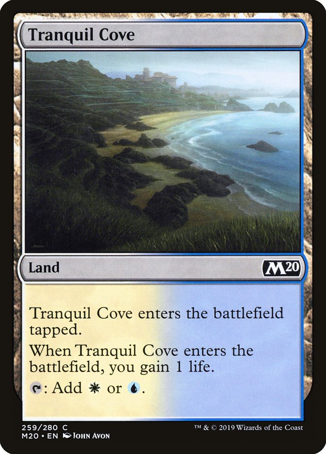 Tranquil Cove [Core Set 2020] MTG Single Magic: The Gathering | Red Claw Gaming