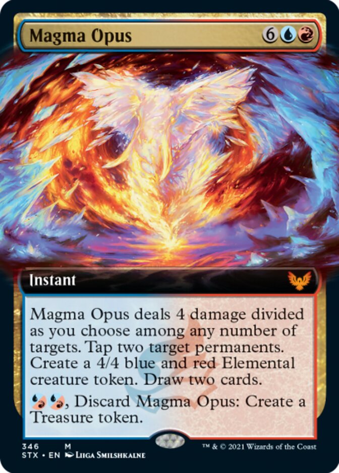 Magma Opus (Extended Art) [Strixhaven: School of Mages] MTG Single Magic: The Gathering | Red Claw Gaming