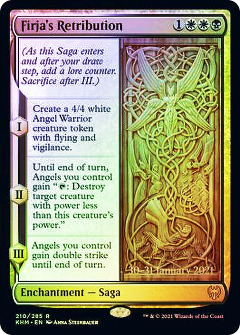 Firja's Retribution [Kaldheim Prerelease Promos] MTG Single Magic: The Gathering | Red Claw Gaming