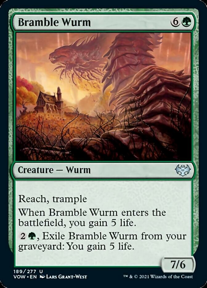 Bramble Wurm [Innistrad: Crimson Vow] MTG Single Magic: The Gathering | Red Claw Gaming