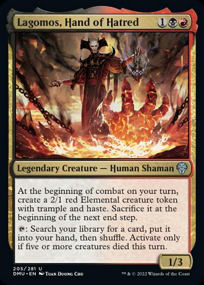 Lagomos, Hand of Hatred [Dominaria United] MTG Single Magic: The Gathering | Red Claw Gaming