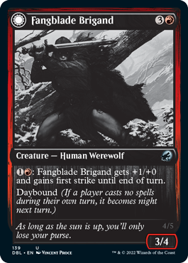 Fangblade Brigand // Fangblade Eviscerator [Innistrad: Double Feature] MTG Single Magic: The Gathering | Red Claw Gaming