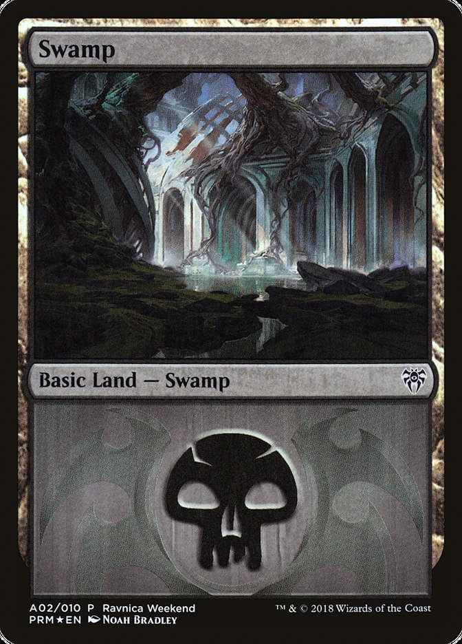 Swamp (A02) [Ravnica Allegiance Ravnica Weekend] MTG Single Magic: The Gathering | Red Claw Gaming