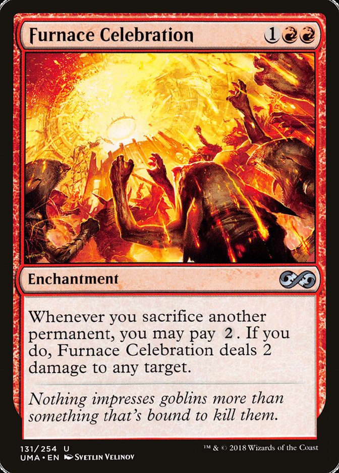 Furnace Celebration [Ultimate Masters] MTG Single Magic: The Gathering | Red Claw Gaming