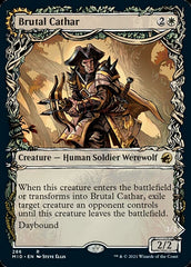 Brutal Cathar // Moonrage Brute (Showcase Equinox) [Innistrad: Midnight Hunt] MTG Single Magic: The Gathering | Red Claw Gaming