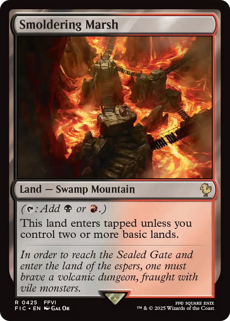 Smoldering Marsh [FINAL FANTASY Commander] MTG Single Magic: The Gathering | Red Claw Gaming