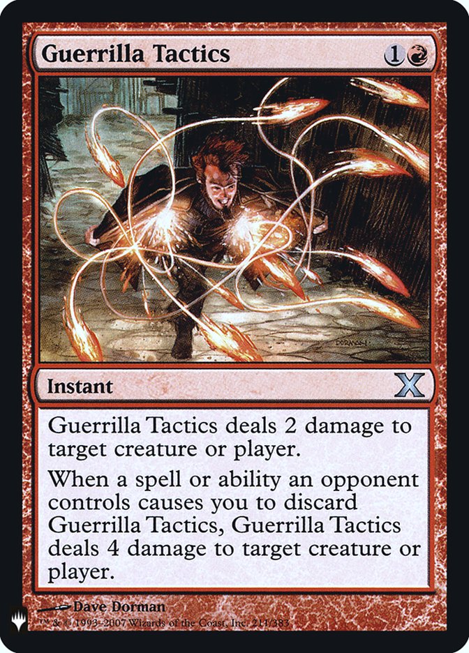 Guerrilla Tactics [Mystery Booster] MTG Single Magic: The Gathering | Red Claw Gaming
