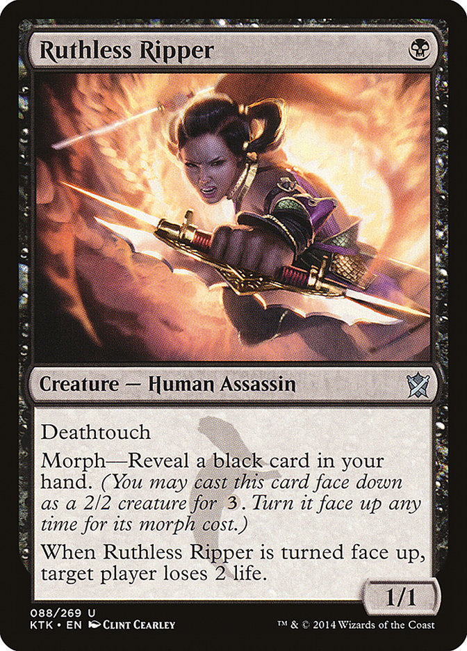 Ruthless Ripper [Khans of Tarkir] MTG Single Magic: The Gathering | Red Claw Gaming