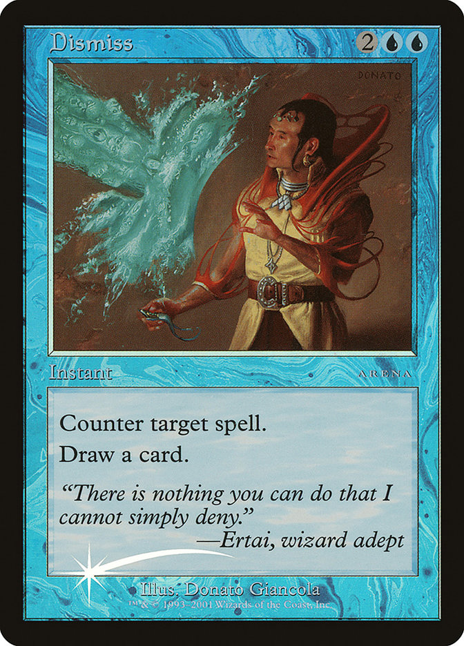 Dismiss [Arena League 2001] MTG Single Magic: The Gathering | Red Claw Gaming
