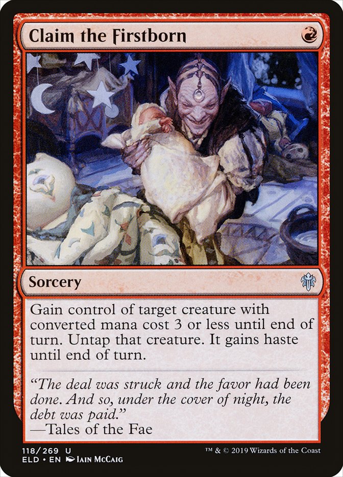 Claim the Firstborn [Throne of Eldraine] MTG Single Magic: The Gathering | Red Claw Gaming