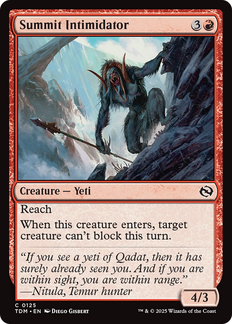 Summit Intimidator [Tarkir: Dragonstorm] MTG Single Magic: The Gathering | Red Claw Gaming