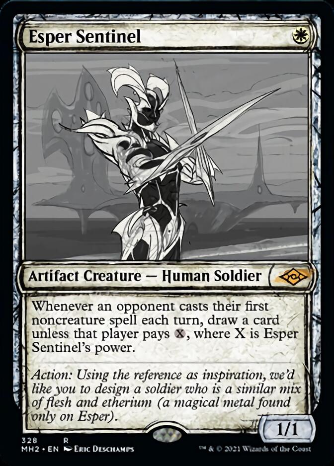 Esper Sentinel (Sketch) [Modern Horizons 2] MTG Single Magic: The Gathering    | Red Claw Gaming