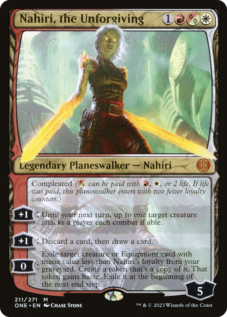 Nahiri, the Unforgiving [Phyrexia: All Will Be One] MTG Single Magic: The Gathering | Red Claw Gaming