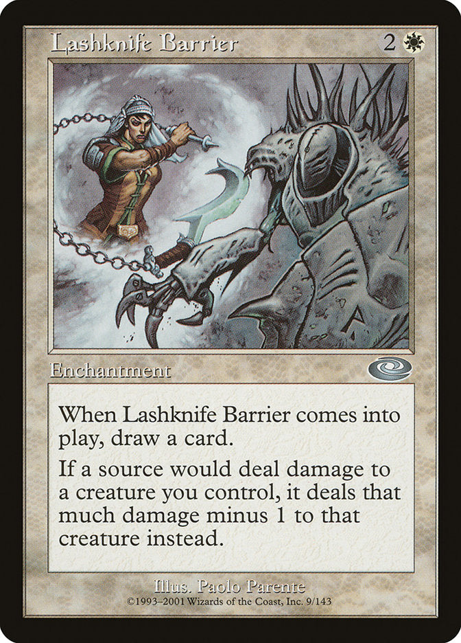 Lashknife Barrier [Planeshift] MTG Single Magic: The Gathering | Red Claw Gaming