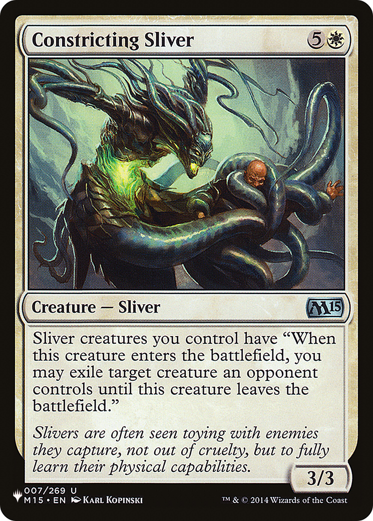 Constricting Sliver [The List] MTG Single Magic: The Gathering | Red Claw Gaming