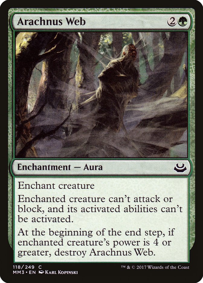 Arachnus Web [Modern Masters 2017] MTG Single Magic: The Gathering | Red Claw Gaming