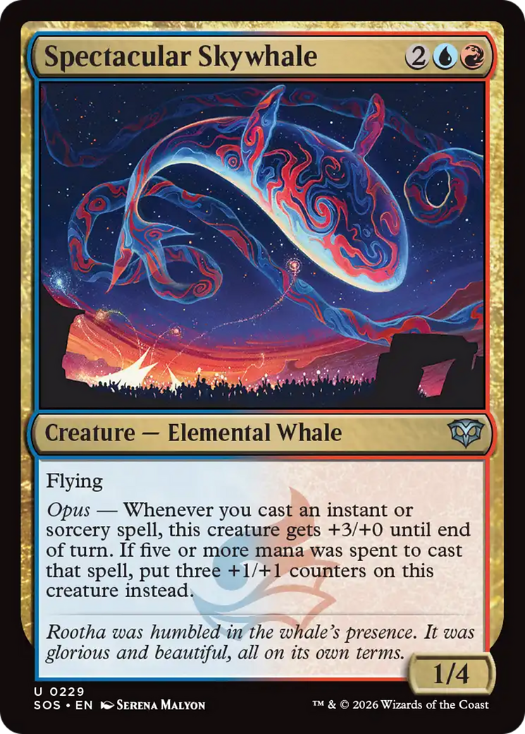 Spectacular Skywhale [Secrets of Strixhaven] MTG Single Magic: The Gathering | Red Claw Gaming