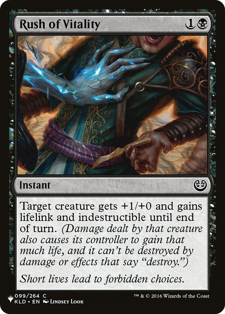Rush of Vitality [The List] MTG Single Magic: The Gathering | Red Claw Gaming