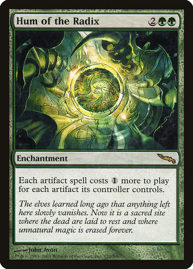 Hum of the Radix [Mirrodin] MTG Single Magic: The Gathering | Red Claw Gaming