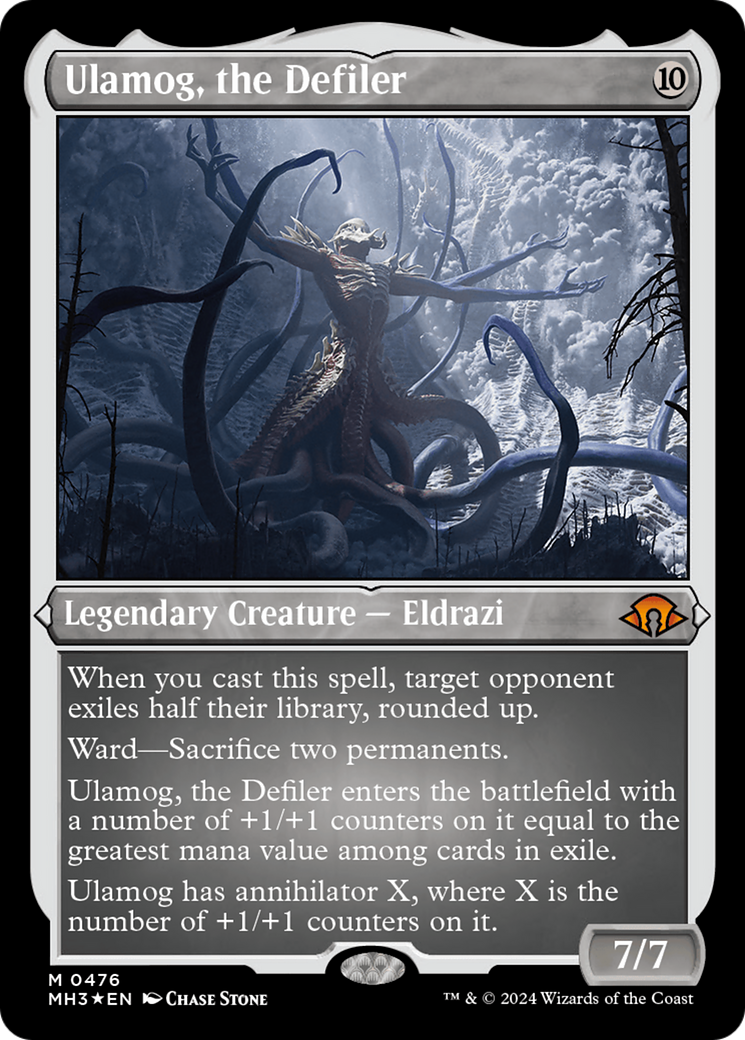 Ulamog, the Defiler (Foil Etched) [Modern Horizons 3] MTG Single Magic: The Gathering    | Red Claw Gaming