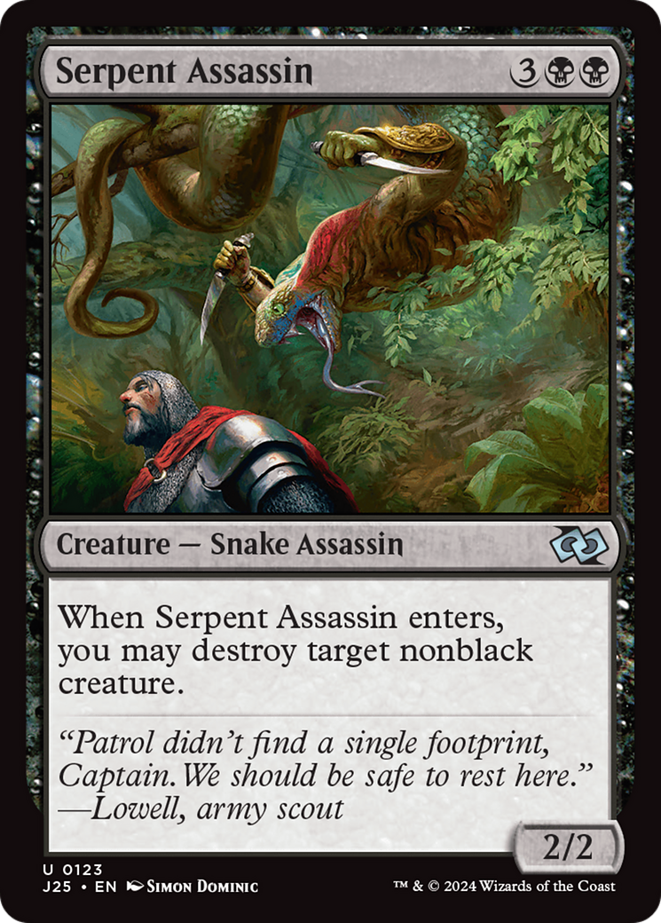 Serpent Assassin [Foundations Jumpstart] MTG Single Magic: The Gathering | Red Claw Gaming