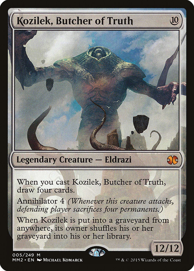 Kozilek, Butcher of Truth [Modern Masters 2015] MTG Single Magic: The Gathering | Red Claw Gaming