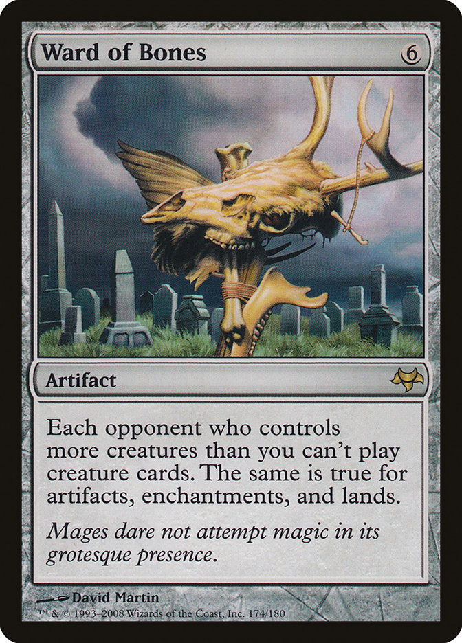 Ward of Bones [Eventide] MTG Single Magic: The Gathering | Red Claw Gaming