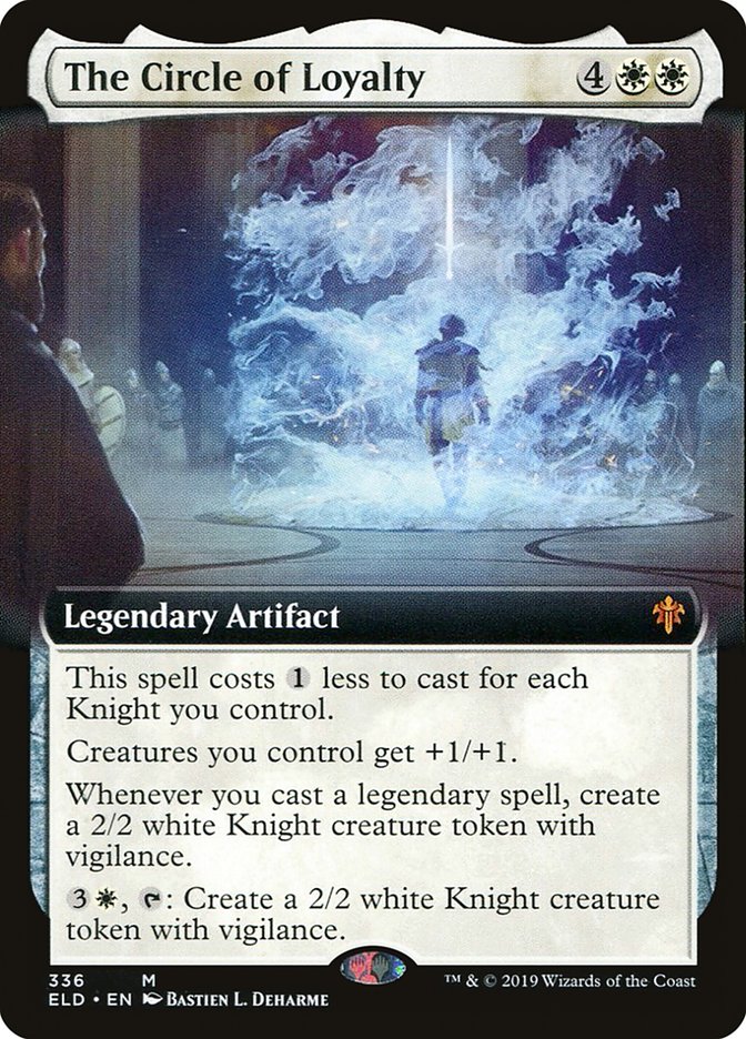 The Circle of Loyalty (Extended Art) [Throne of Eldraine] MTG Single Magic: The Gathering | Red Claw Gaming