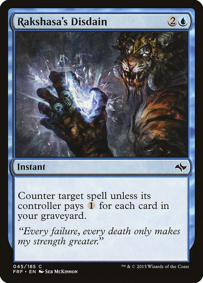 Rakshasa's Disdain [Fate Reforged] MTG Single Magic: The Gathering | Red Claw Gaming