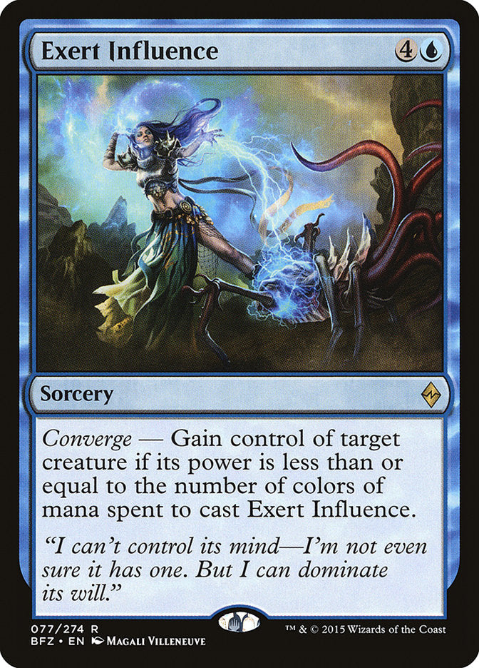 Exert Influence [Battle for Zendikar] MTG Single Magic: The Gathering | Red Claw Gaming