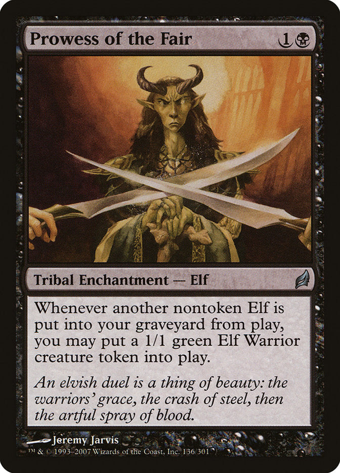 Prowess of the Fair [Lorwyn] MTG Single Magic: The Gathering | Red Claw Gaming