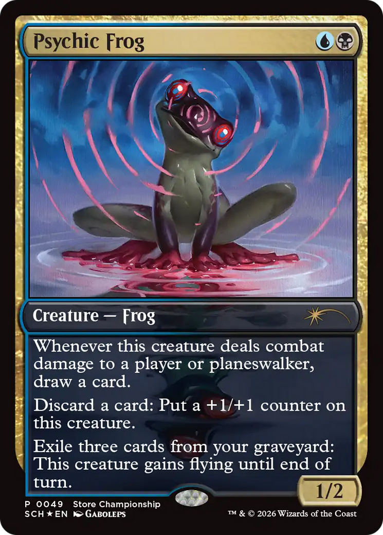 Psychic Frog [Store Championships 2026] MTG Single Magic: The Gathering | Red Claw Gaming