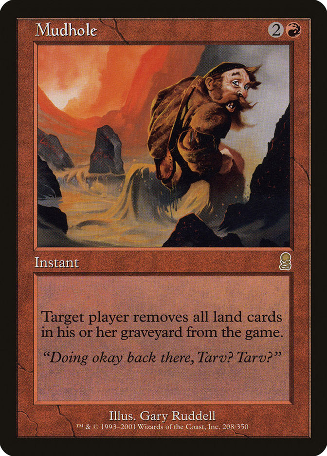 Mudhole [Odyssey] MTG Single Magic: The Gathering | Red Claw Gaming