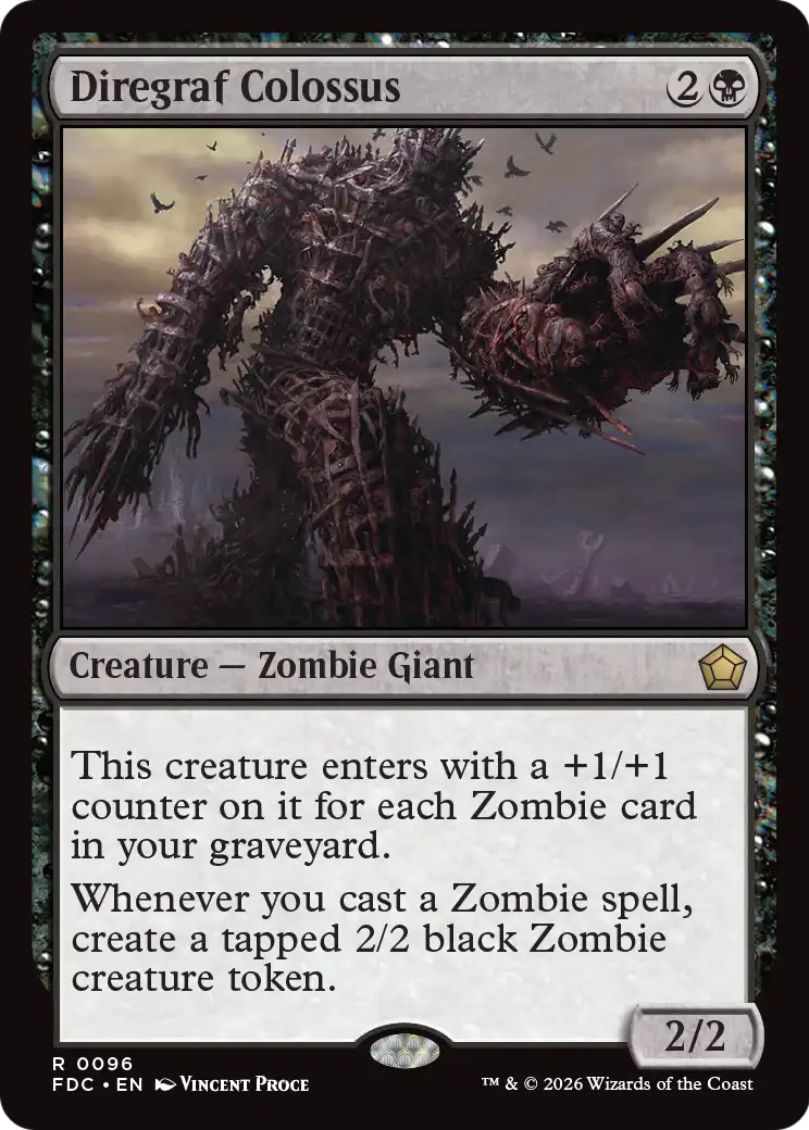 Diregraf Colossus [Foundations Commander] | Red Claw Gaming