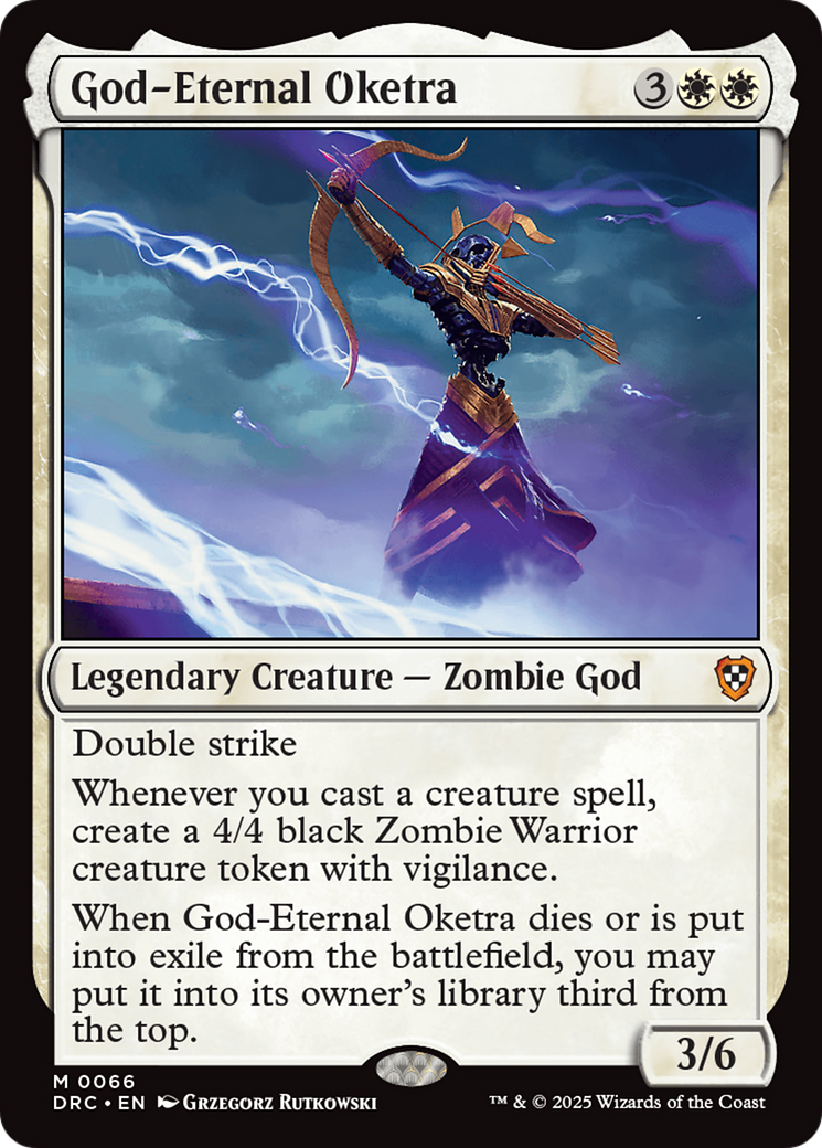 God-Eternal Oketra [Aetherdrift Commander] MTG Single Magic: The Gathering | Red Claw Gaming