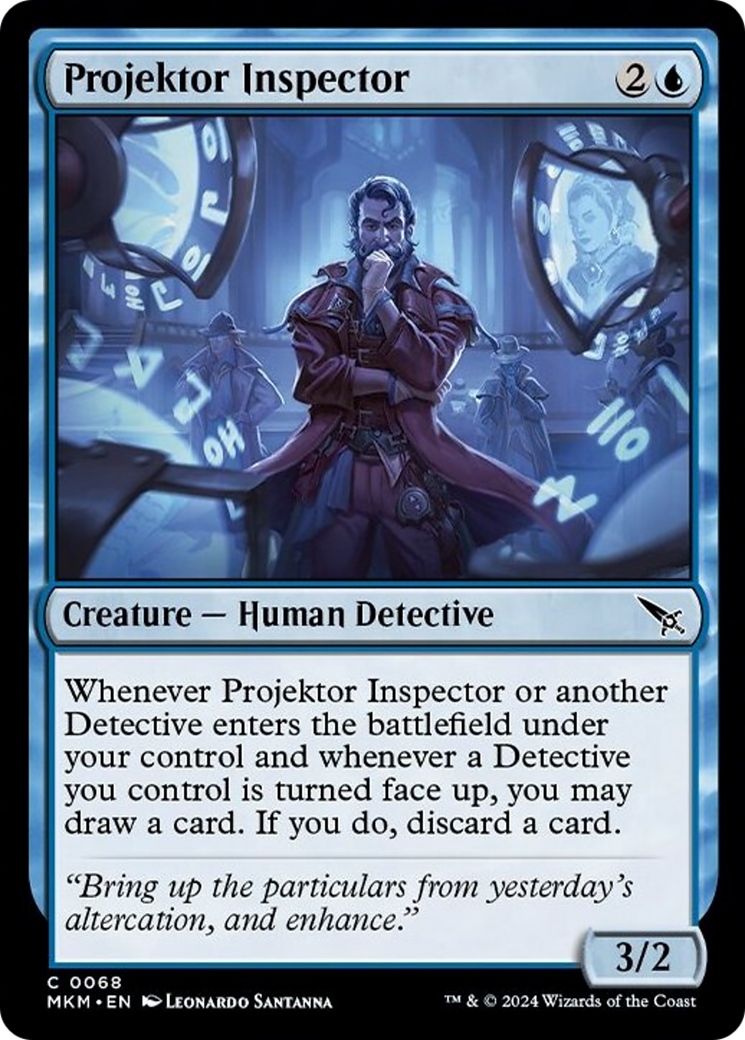 Projektor Inspector [Murders at Karlov Manor] MTG Single Magic: The Gathering    | Red Claw Gaming