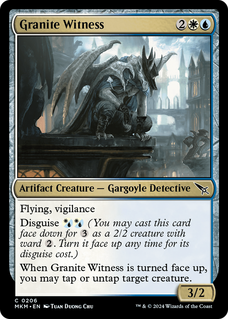 Granite Witness [Murders at Karlov Manor] MTG Single Magic: The Gathering | Red Claw Gaming