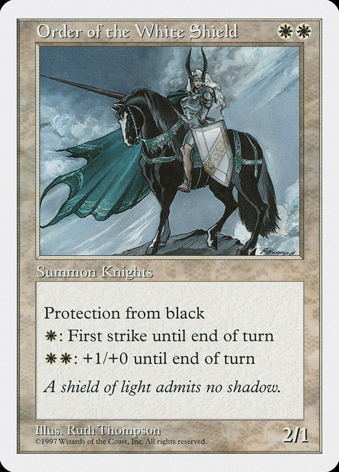 Order of the White Shield [Fifth Edition] MTG Single Magic: The Gathering | Red Claw Gaming
