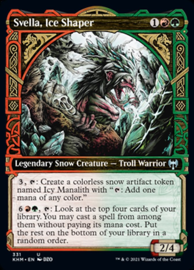 Svella, Ice Shaper (Showcase) [Kaldheim] MTG Single Magic: The Gathering | Red Claw Gaming