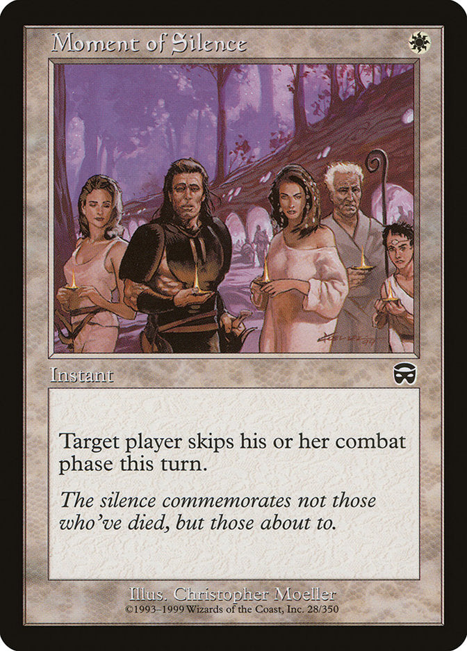 Moment of Silence [Mercadian Masques] MTG Single Magic: The Gathering | Red Claw Gaming