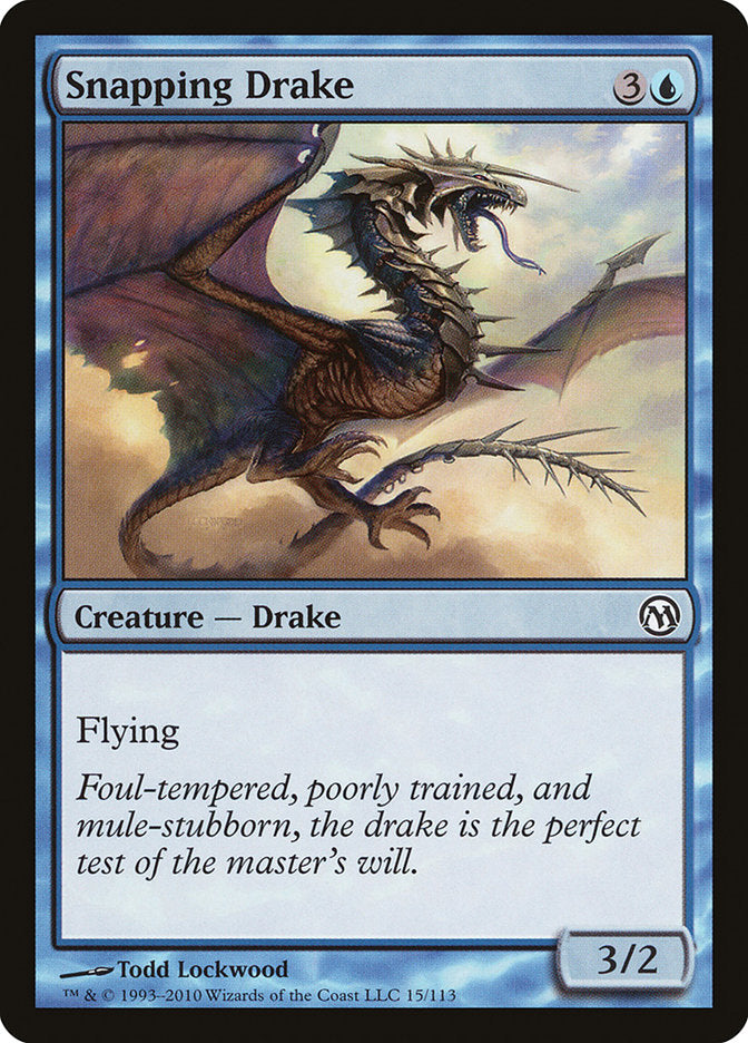 Snapping Drake [Duels of the Planeswalkers] MTG Single Magic: The Gathering | Red Claw Gaming